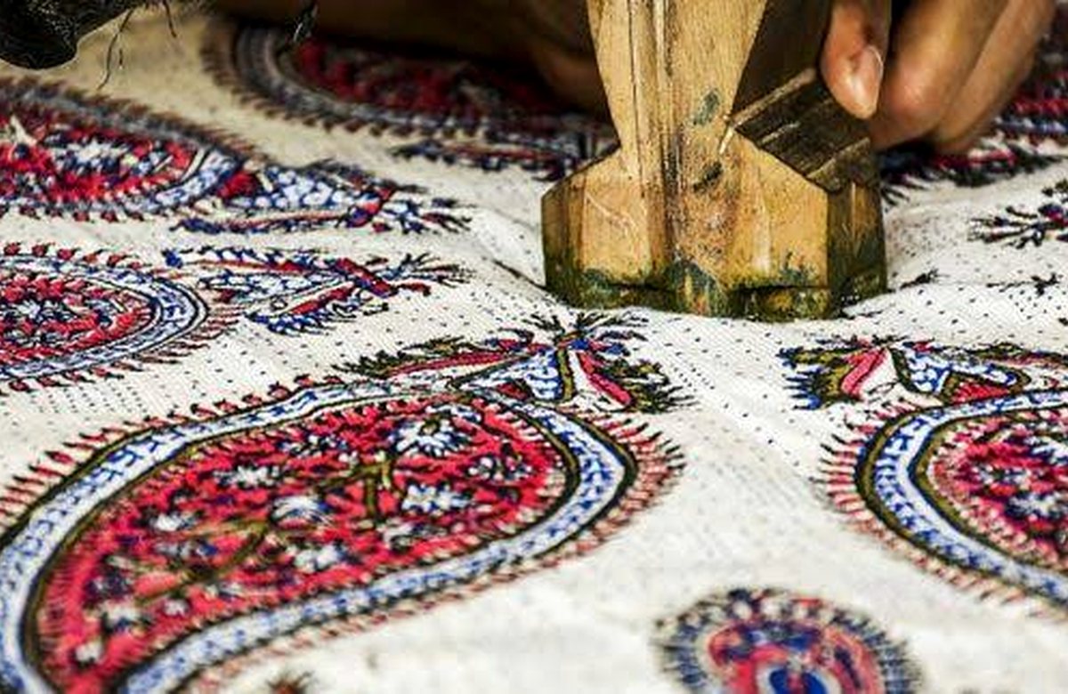 Editorial illustration for Termeh: The Woven Luxury Textile of Persia